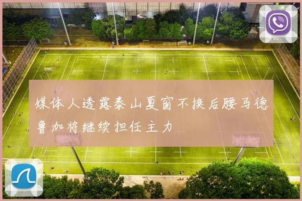 媒体人透露泰山夏窗不换后腰马德鲁加将继续担任主力
